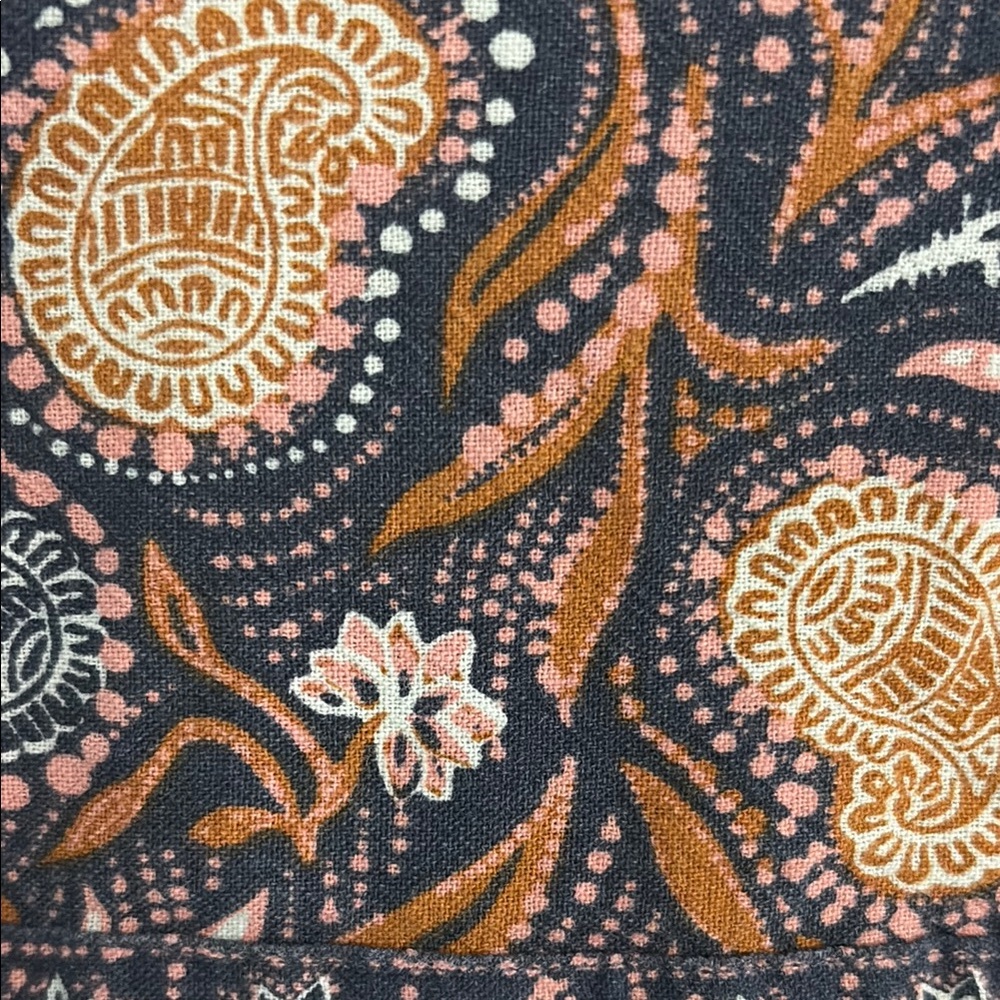 Universal Thread Brown and Blue Paisley Smocked Sundress - Picture 3 of 3